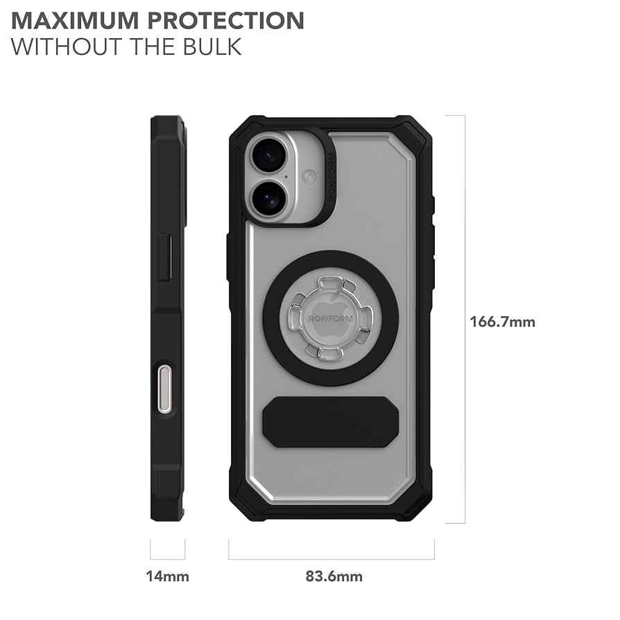 ROKFORM SLIM Magnetic iPhone 16 Plus ケース Magnetic iPhone 16 Pro Slim Case | Rokform.com